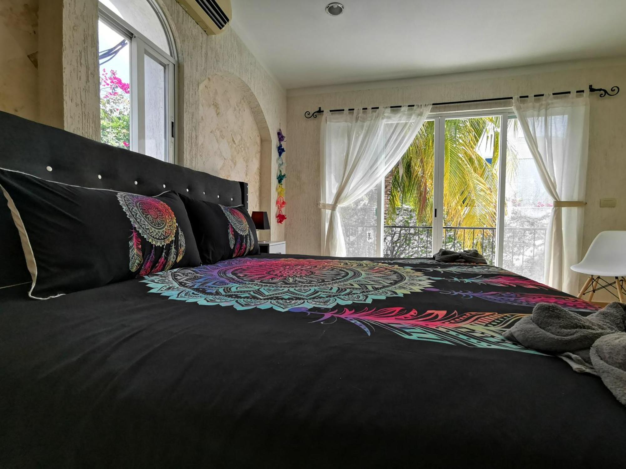 Beautiful & Cozy Near Beach Apartment Pool & Kingsize Bed Cancún Quarto foto